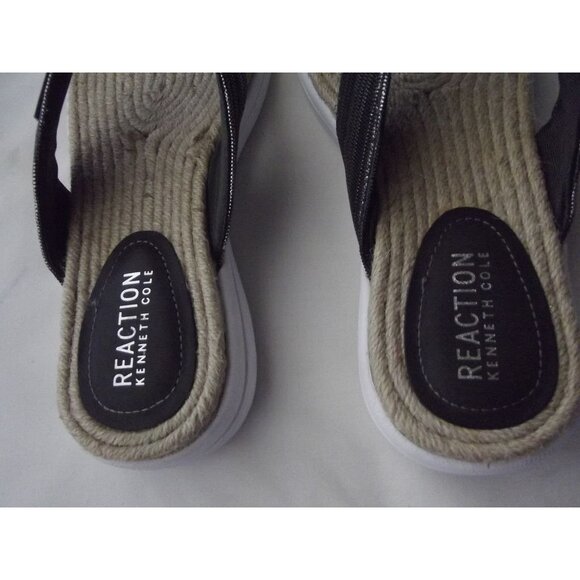 Reaction Kenneth Cole Sandals Womens Size 7.5 Ready Thong Esp Brown metallic - Picture 4 of 9